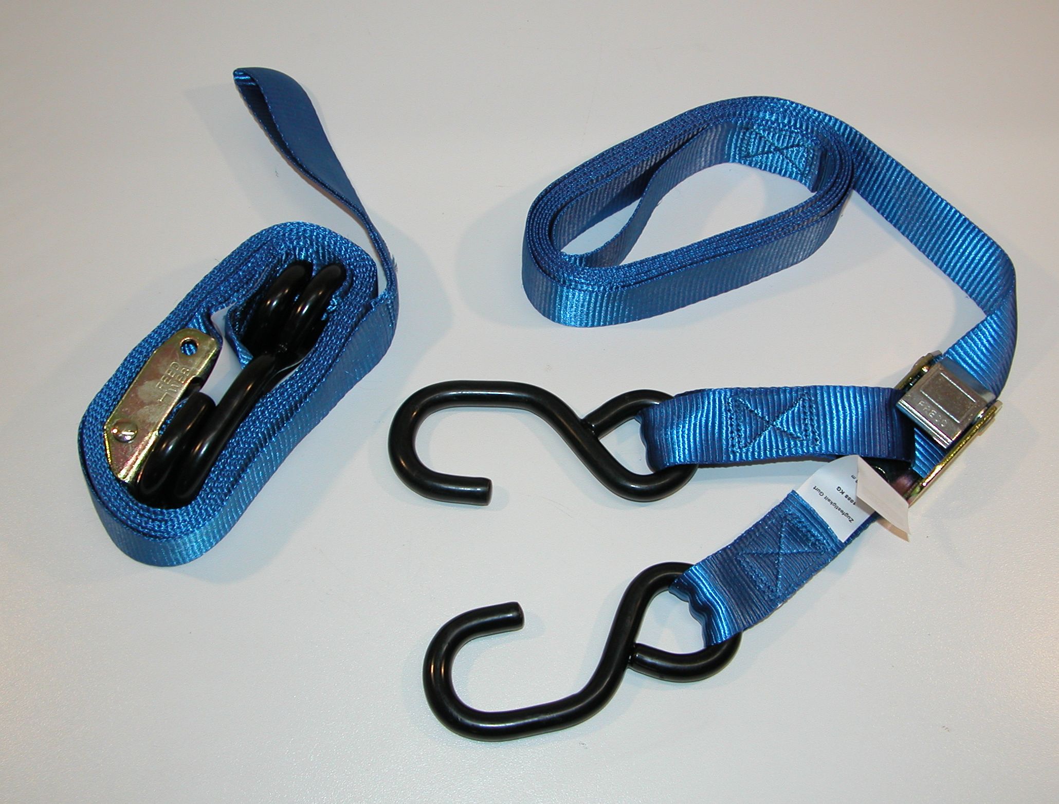 05131461_Spanngurt Spanngurt mit Haken 30mmx3m blau – Bild 1