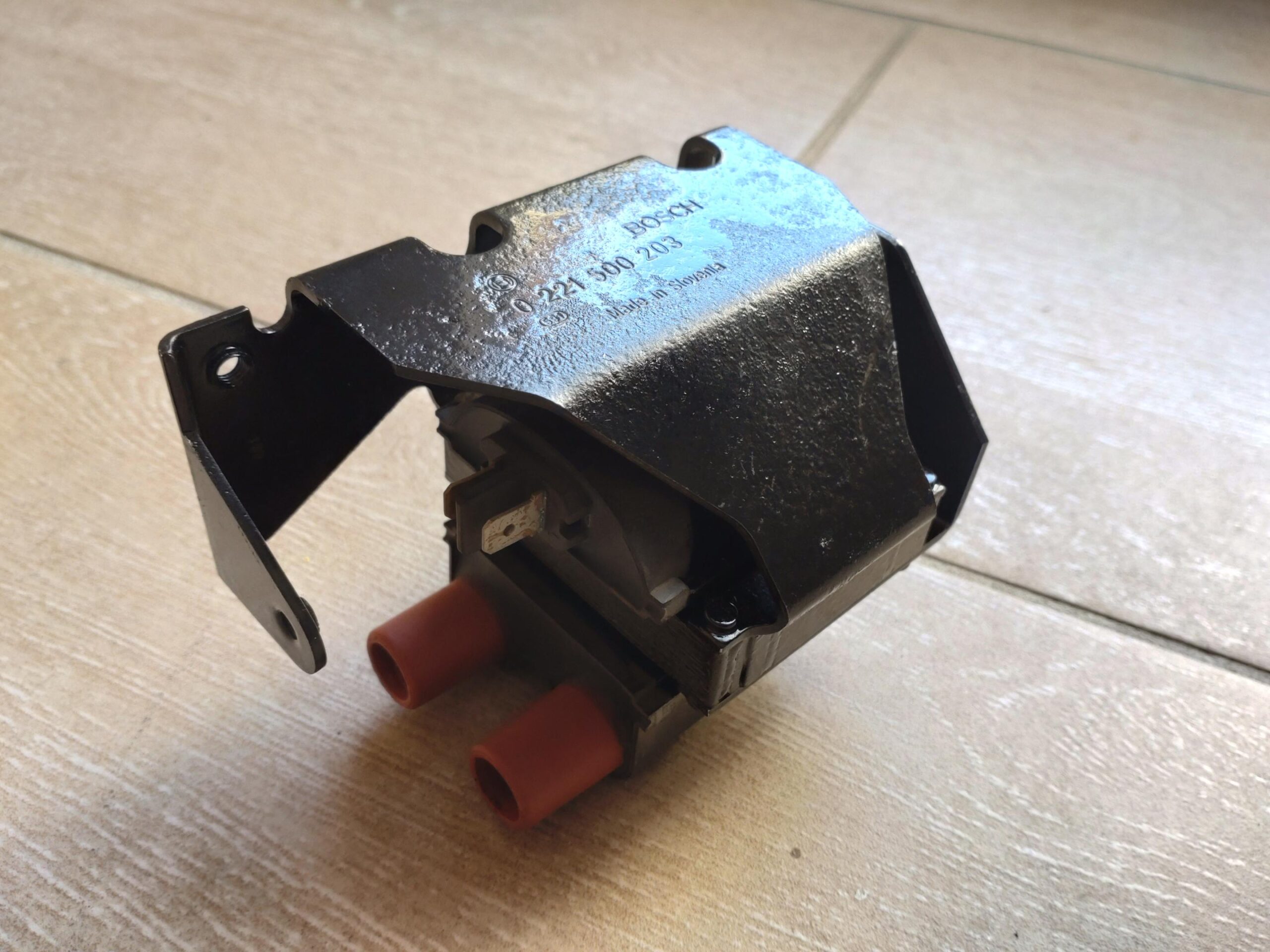 Doppelzündspule gebraucht Bosch für BMW Motorrad 2 Ventil R45 R100 1985- Doppelzündspule Bosch gebraucht für BMW Motorrad R 2-V ab 1985 – Bild 1