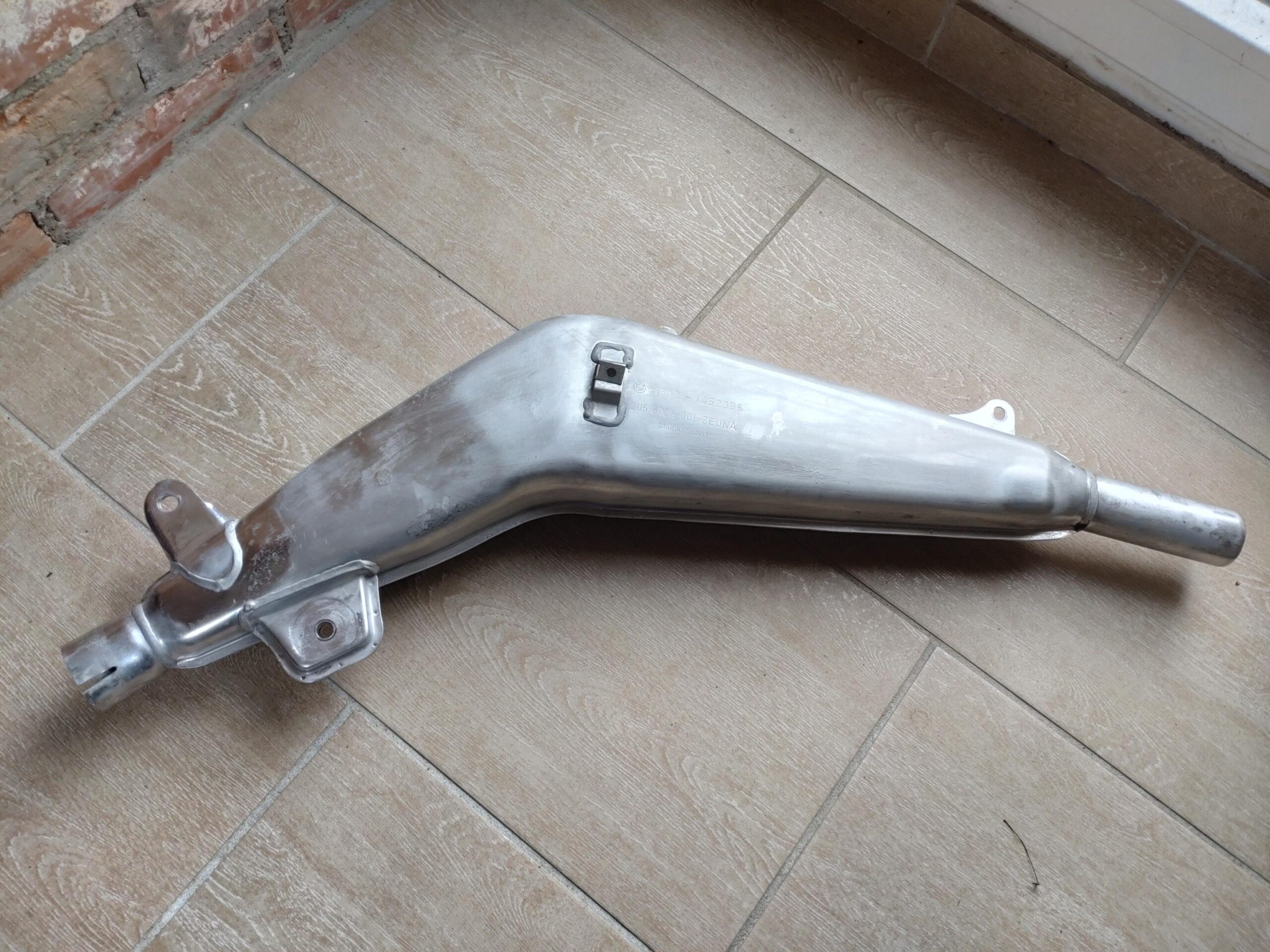 gebrauchter BMW R100 GS R80 GS Schalldämpfer Zeuna Auspuff Endtopf gebrauchter BMW R100 GS R80 GS Schalldämpfer Auspuff Endtopf – Bild 1