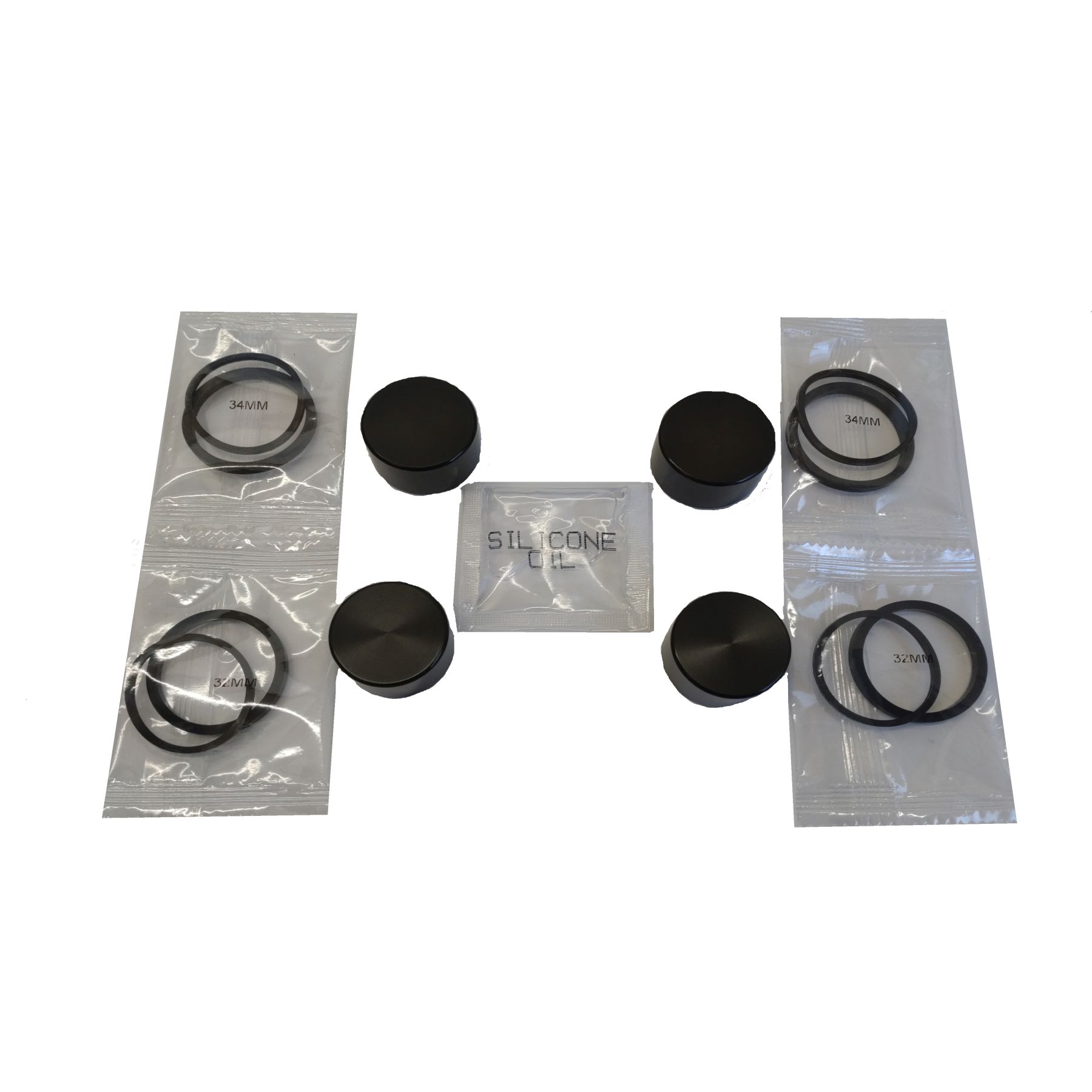 Reparatursatz 4 Kolben Bremsanlage BMW R 2 u. 4 Ventiler 32/34mm Reparatursatz Bremssattel BMW R 100 R - 4Ventil – Bild 1