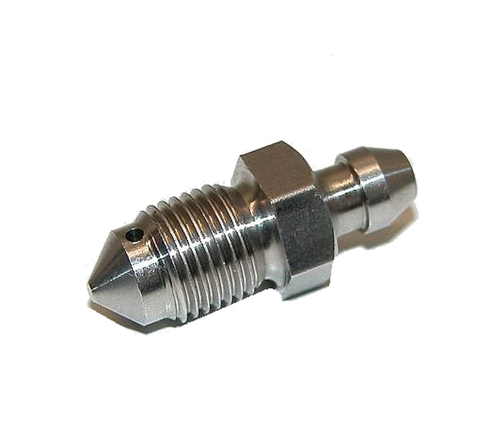 Entlüfterschraube - Entlüftungsschraube M10x1 Bremse VA Edelstahl Entlüfterschraube - Entlüftungsschraube M10x1 Bremse VA – Bild 1