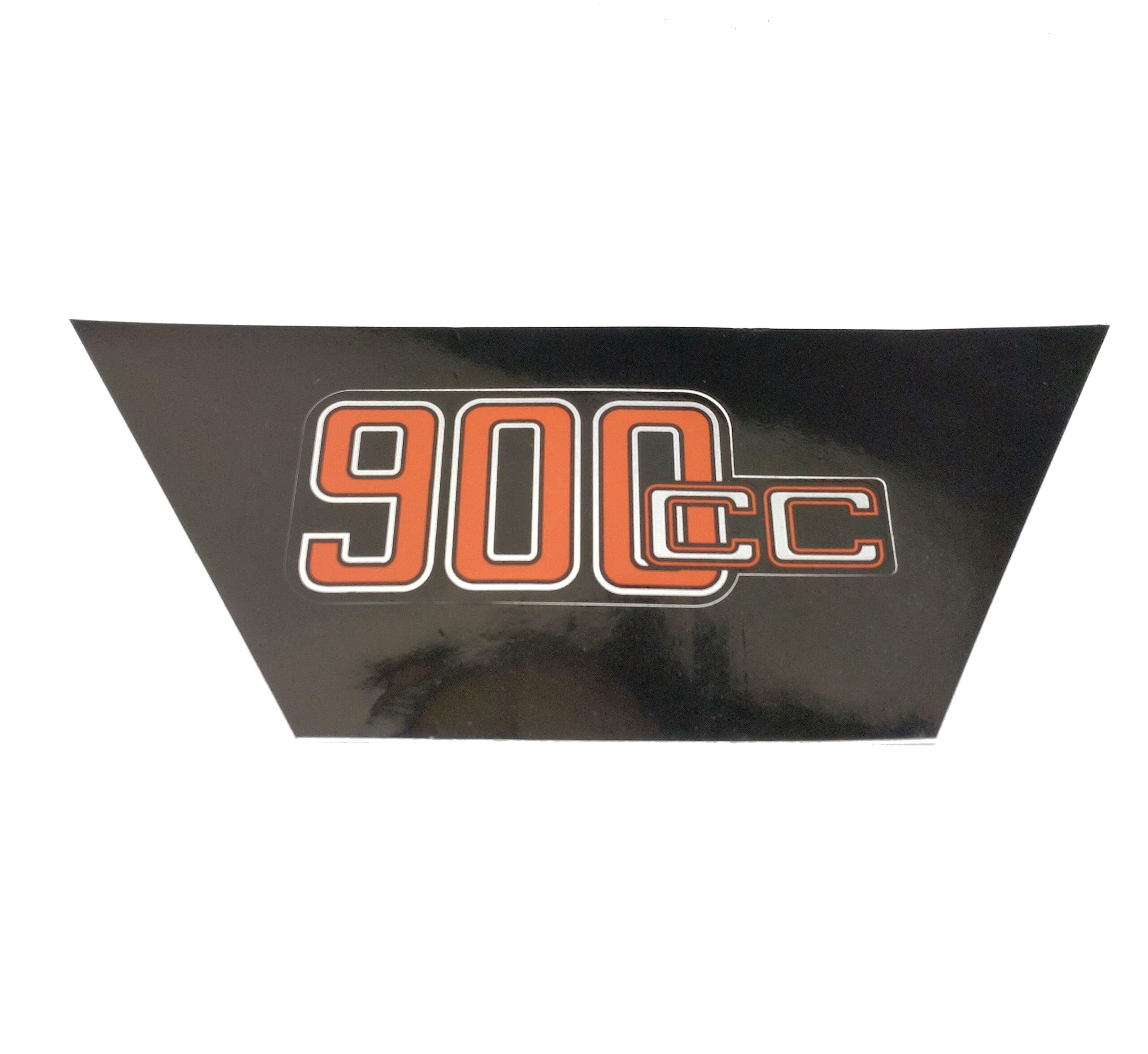 BMW Motorrad R90S 900ccm Aufkleber Batterieabdeckung - Seitendeckel Aufkleber Batterieabdeckung 900ccm BMW R90S – Bild 1