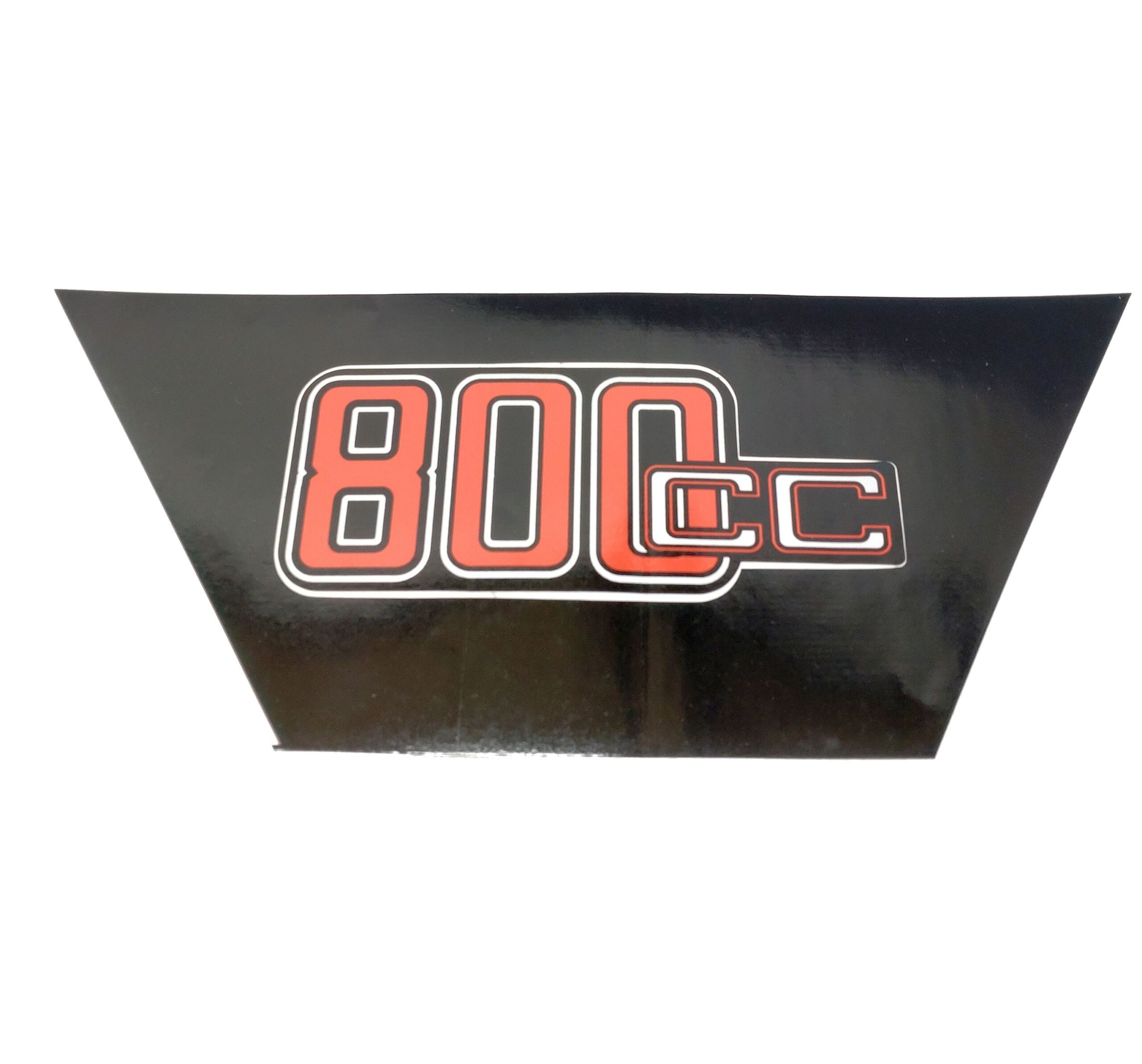 BMW Motorrad 800ccm Aufkleber Batterieabdeckung - Seitendeckel Aufkleber Batterieabdeckung BMW 800ccm rot-silber – Bild 1