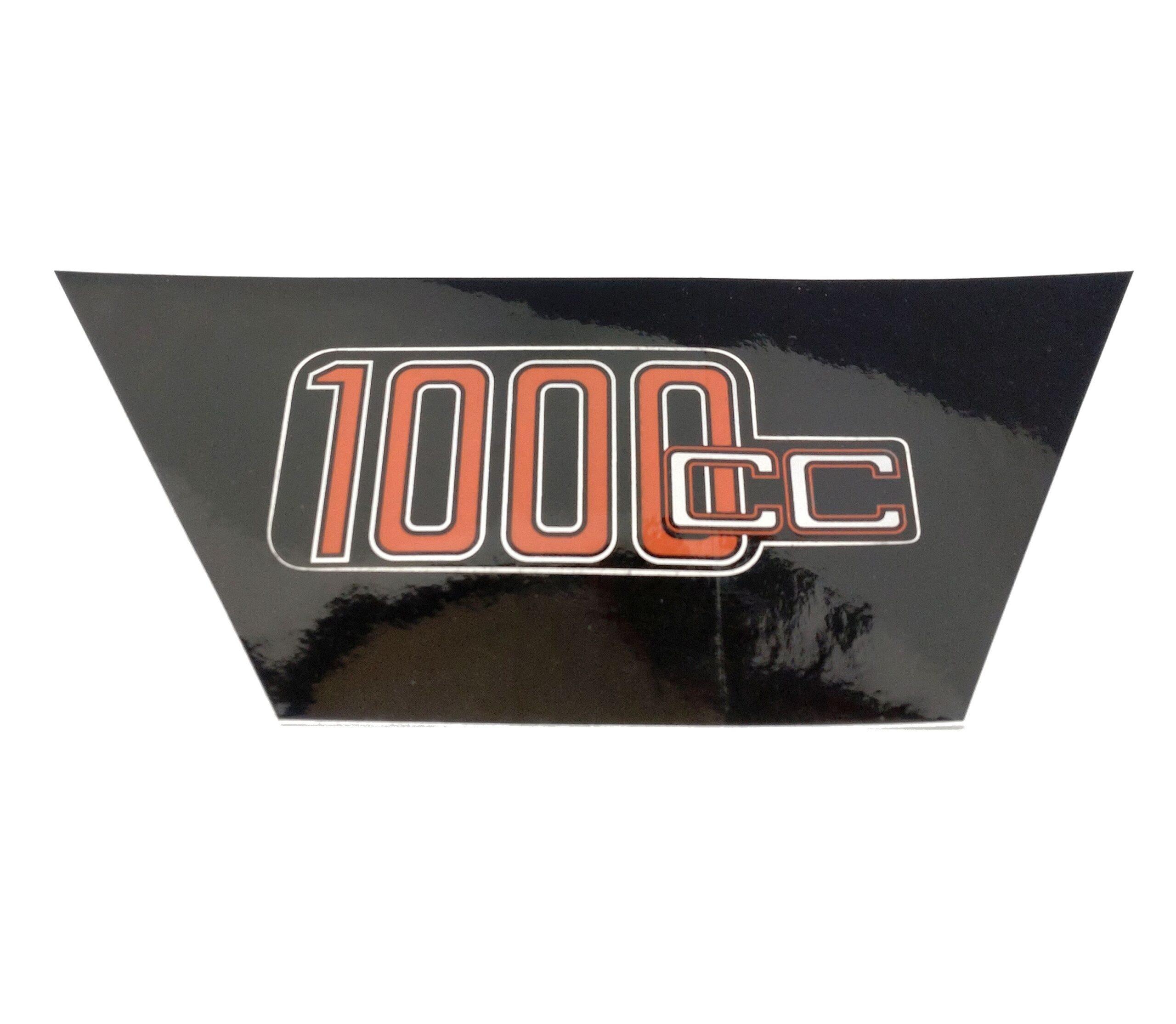 BMW Motorrad 1000ccm Aufkleber Batterieabdeckung - Seitendeckel Aufkleber Batterieabdeckung BMW 1000ccm rot-silber – Bild 1