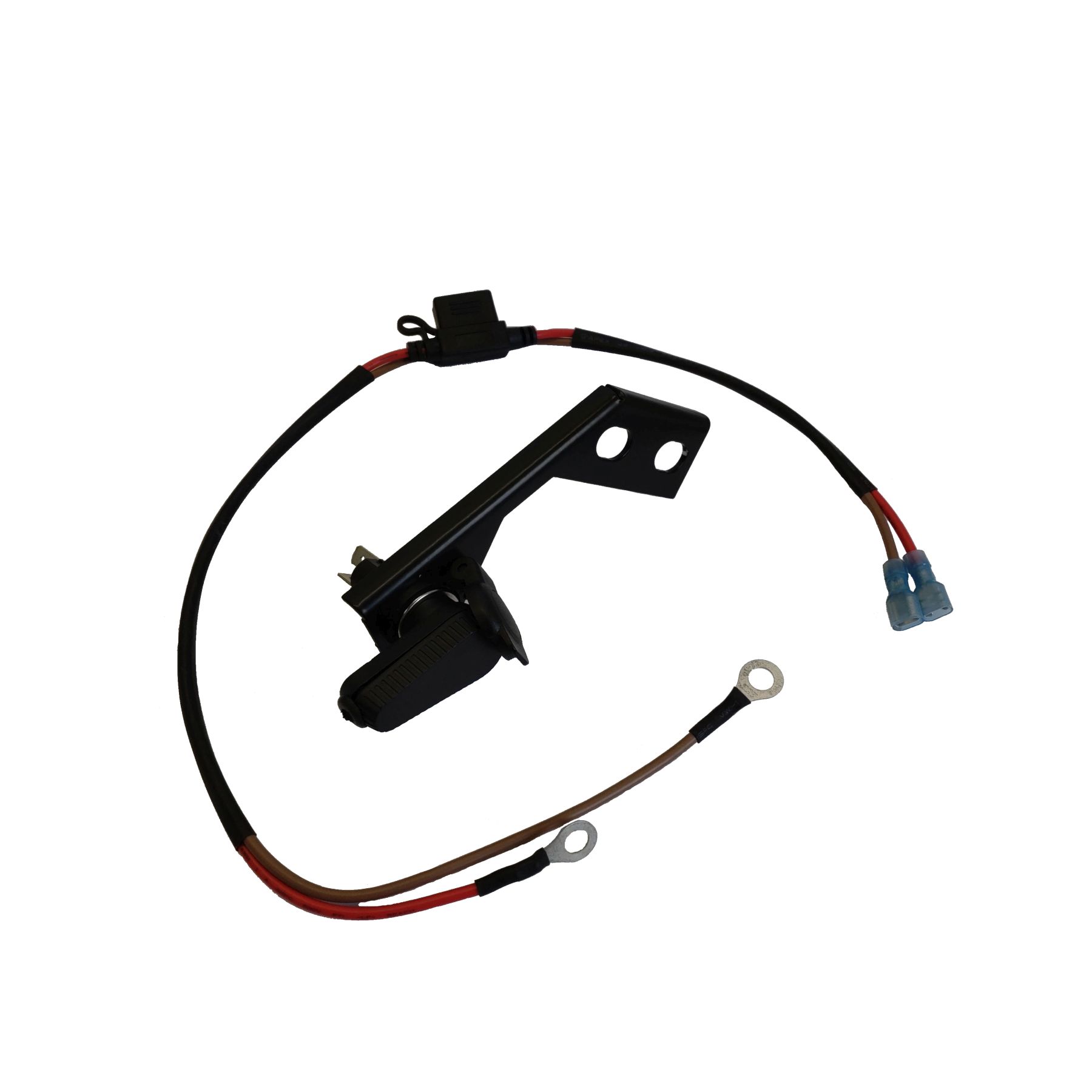 12V Steckdosen Anbausatz alle BMW MOtororad 2V Boxer 1970-1985 Steckdosen 12V Anbausatz alle BMW Boxer 1970-1985 – Bild 1