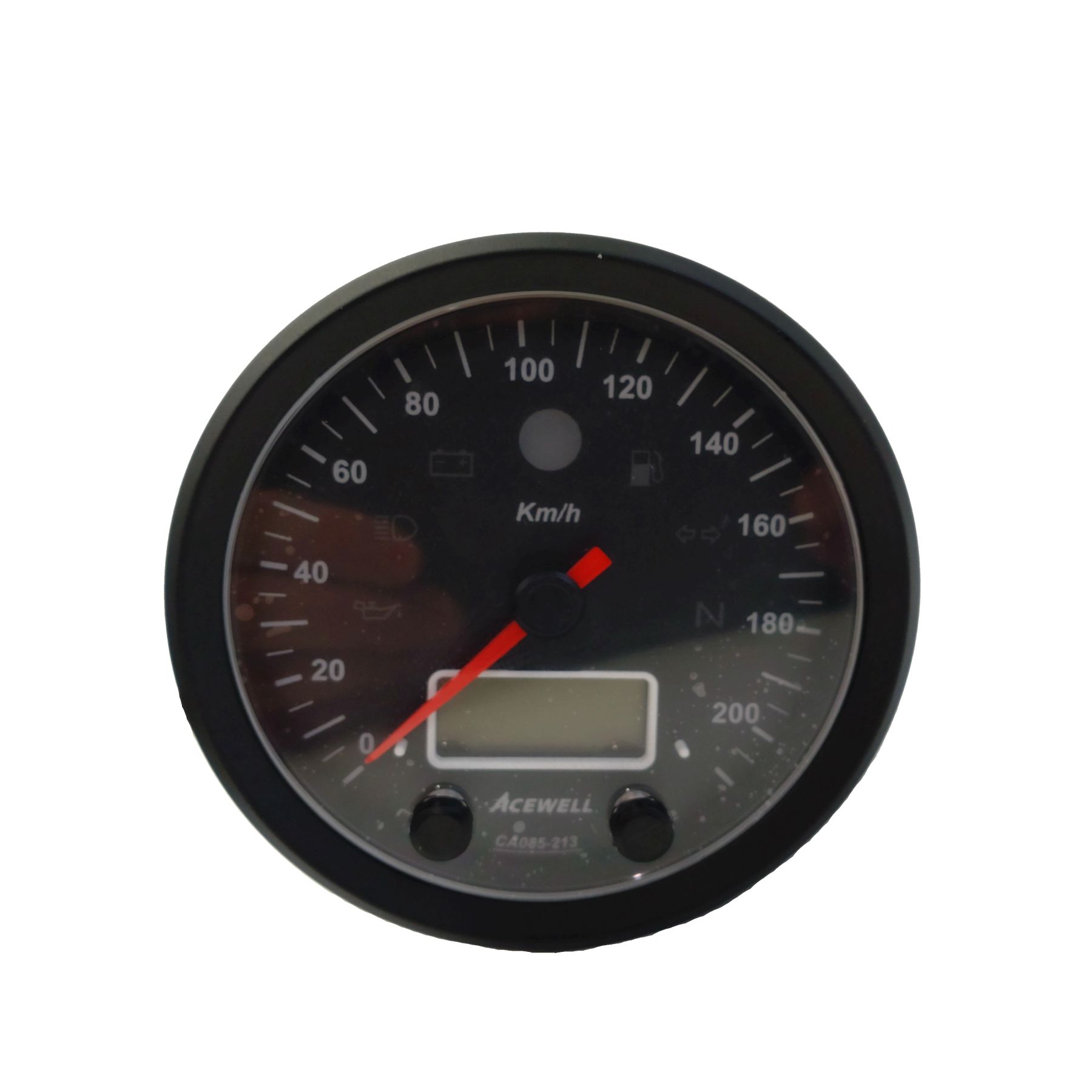 Tacho Acewell ACE-CA085 Motorradtachometer für Enduro Acewell ACE-CA085-213ABB Motorradtachometer Schwarz – Bild 1