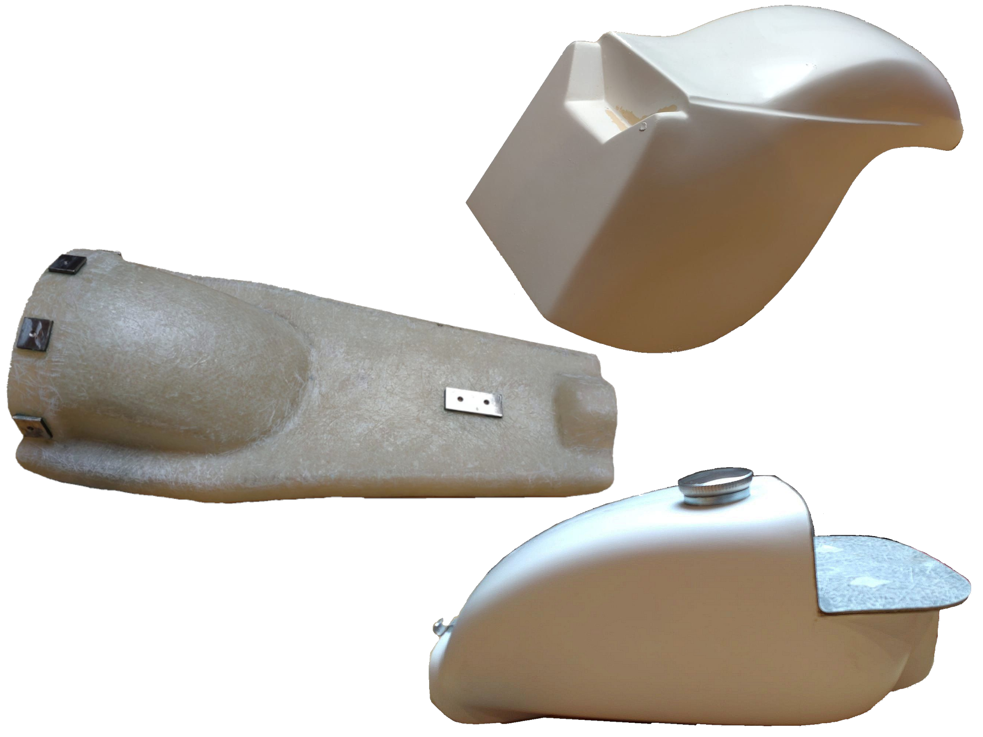 Kit für den Umbau zum Sixdays-Style für BMW GS Sixdays-Style KIT BMW GS mit Tank, Kotflügel und Sitzbank – Bild 1