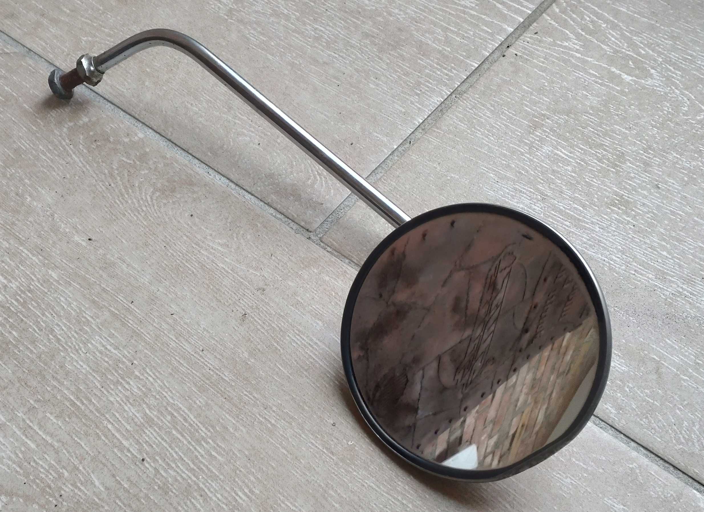 Spiegel Metall verchromt rechts lang gebraucht R50 R90S für BMW Motorrad Spiegel Metall verchromt rechts lang gebraucht für BMW Motorrad – Bild 1