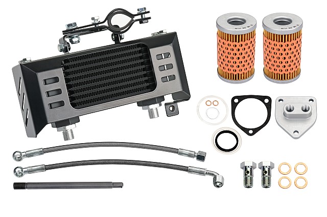 Ölkühler-Kit BMW Motorrad R 80 - 100 R - GS 2-Ventiler Ölkühlersatz - cool down für BMW R Modelle – Bild 1